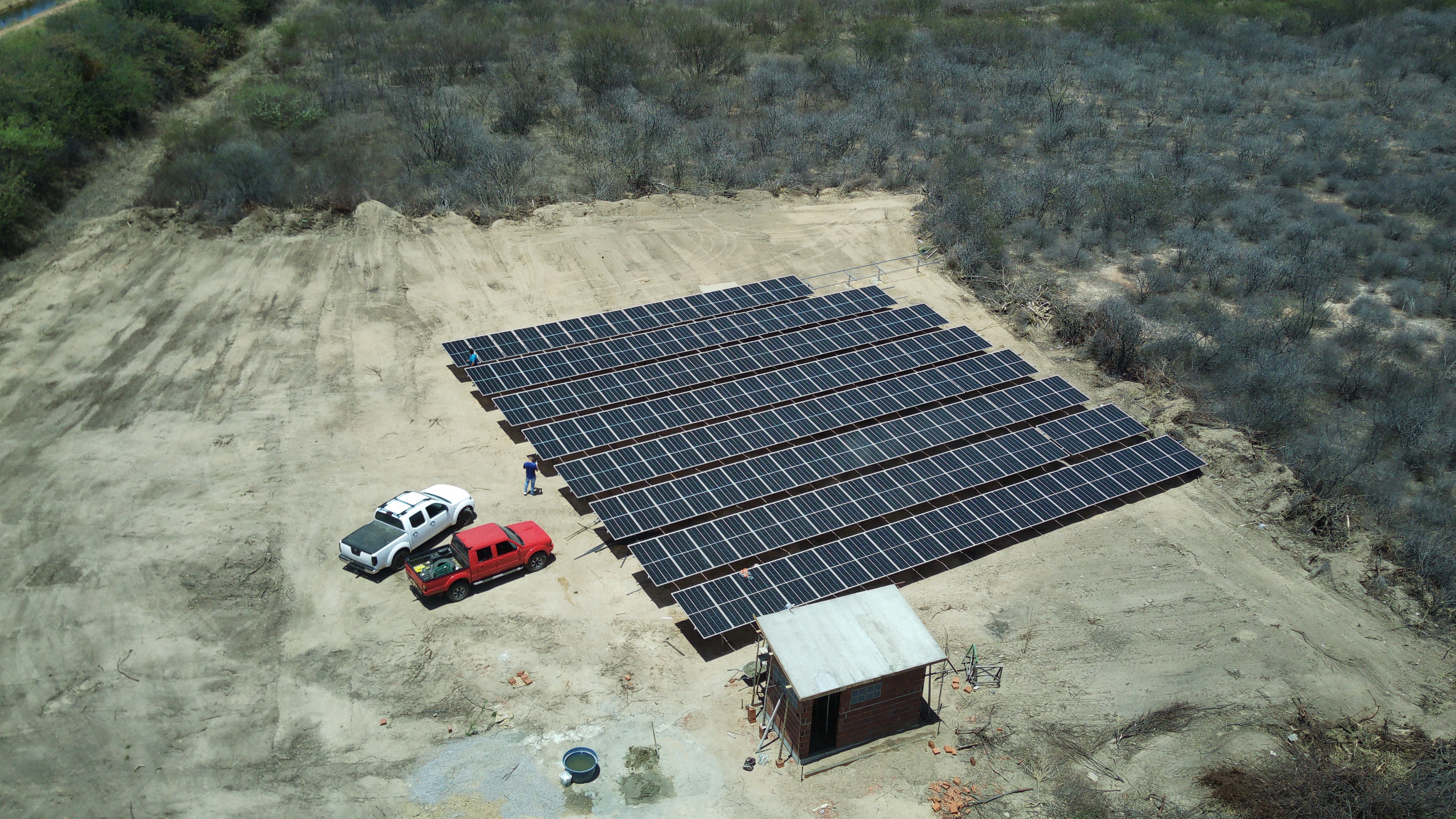 Obra: Usina Solar — Projeto Maria Tereza